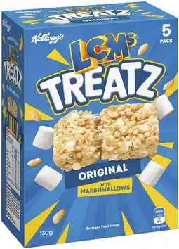 Coles Kellogg's LCMs Treatz 130g offer