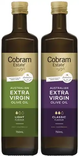 Coles Cobram Estate Olive Oil 750mL offer