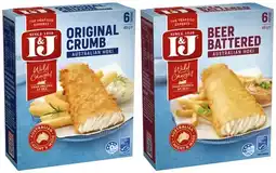 Coles I&J Fish Fillets 425g offer