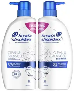 Coles Head & Shoulders Shampoo or Conditioner 660mL offer