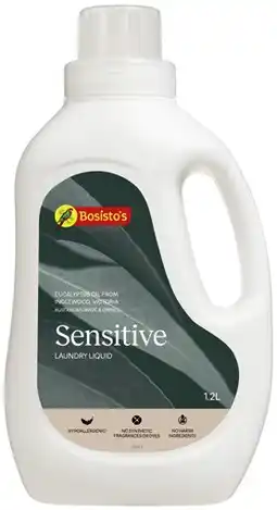 Coles Bosisto's Laundry Liquid 1.2 Litre offer