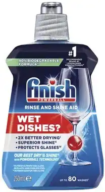 Coles Finish Rinse & Shine Aid 250mL offer