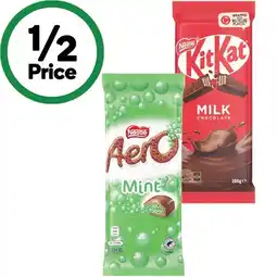 Woolworths Nestle Blocks 118-180g offer