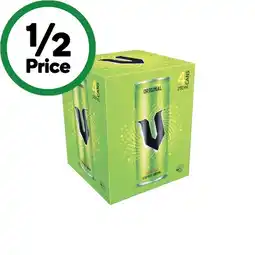 Woolworths V Energy Drink 4 x 250ml offer