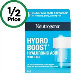 Neutrogena Hydro Boost Hyaluronic Acid Water Gel Face Moisturiser 50g