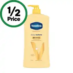 Woolworths Vaseline Intensive Care Body Lotion 750ml offer