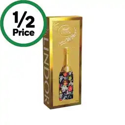 Woolworths Lindt Lindor Champagne Gala Box 396g offer