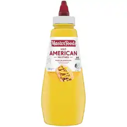 Woolworths MasterFoods Mild American Mustard 550g offer