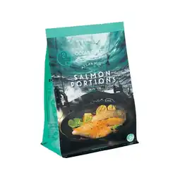 Woolworths Ocean Chef Atlantic Salmon Portions 1 kg – From the Seafood Freezer offer