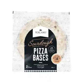 Woolworths Toscano Sourdough Pizza Base 420g Pk 2 offer