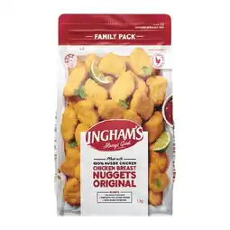 Woolworths Ingham's Chicken Nuggets Original or Sweet Chilli Chicken Tenders 1 kg offer