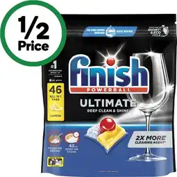 Woolworths Finish Ultimate Dishwasher Tablets Pk 46 offer