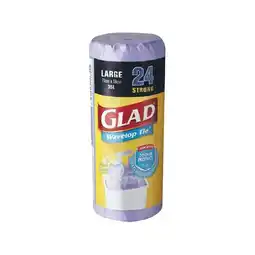 Glad Wavetop Tie Bin Liner Pk 24-32