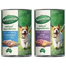 Woolworths Nature's Gift Wet Dog Food 700g offer