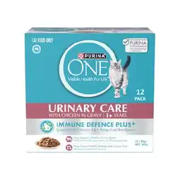 Woolworths Purina One Wet Cat Food Pk 12 x 70g offer