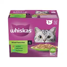 Woolworths Whiskas Wet Cat Food Pk 12 x 85g offer