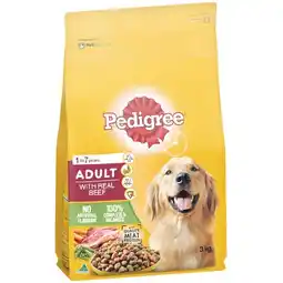 Woolworths Pedigree Dry Dog Food 2.5-3 kg offer