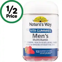 Nature's Way Men's Multivitamin Vita Gummies Pk 100