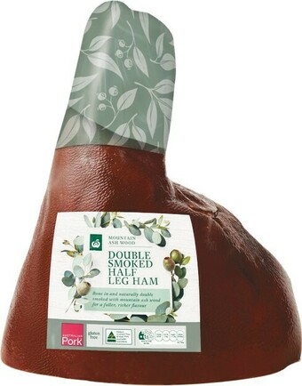 Woolworths Woolworths Double Smoked Half Leg Ham offer