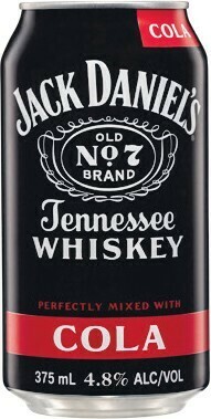 Woolworths Jack Daniel’s & Cola Cans 4x375ml offer