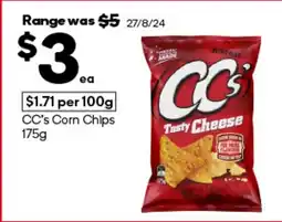 Woolworths CC's Corn Chips offer