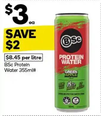 Woolworths BSc Protein Water offer