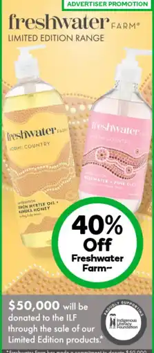 Woolworths Freshwater farm- limited edition range offer