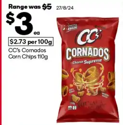 CC's Cornados Corn Chips