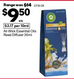 Air Wick Essential Oils Reed Diffuser