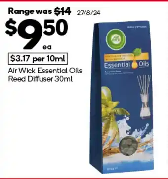 Woolworths Air Wick Essential Oils Reed Diffuser offer