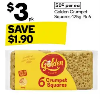 Woolworths Golden Crumpet Squares offer