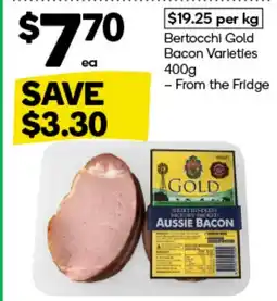 Woolworths Bertocchi Gold Bacon Varieties offer