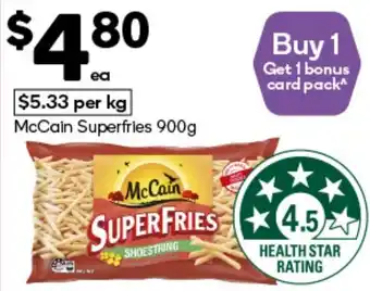 Woolworths McCain Superfries offer