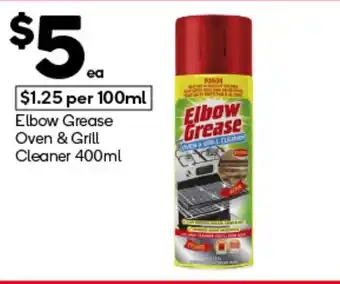 Woolworths Elbow Grease Oven & Grill Cleaner offer