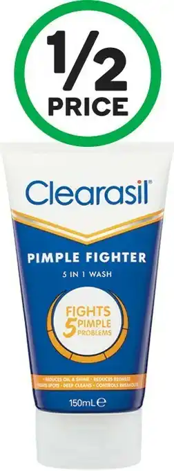 Woolworths Clearasil Ultra 5 in 1 Wash 150ml offer
