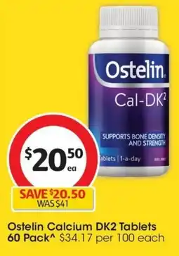 Coles Ostelin Calcium DK2 Tablets offer
