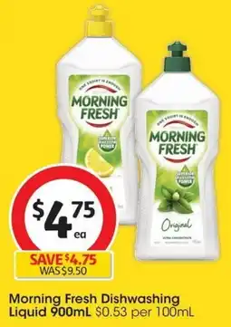 Coles Morning Fresh Dishwashing Liquid offer