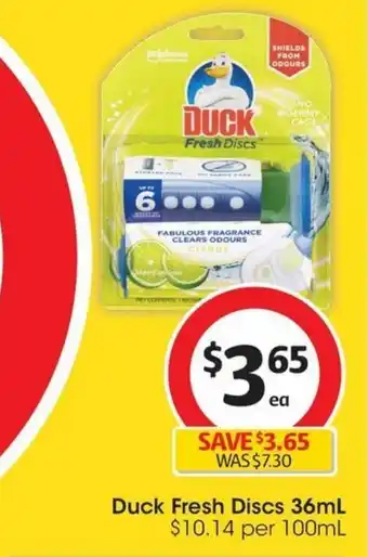 Coles Duck Fresh Discs offer