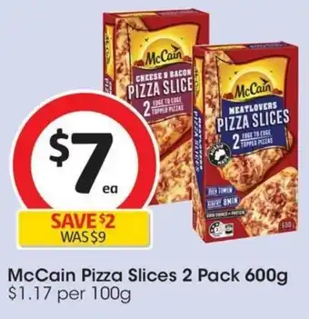 Coles McCain Pizza Slices 2 Pack offer