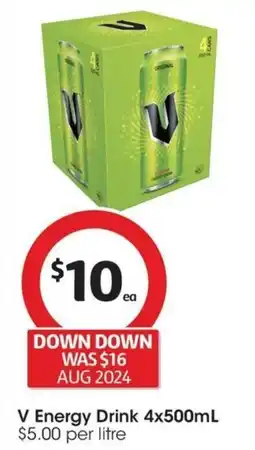 Coles V Energy Drink offer