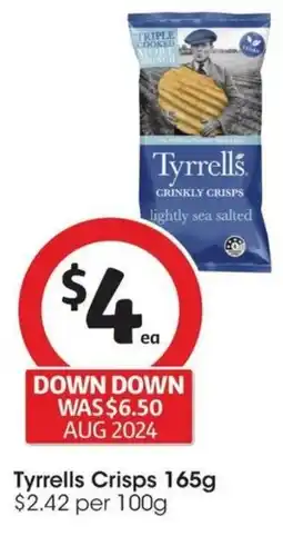 Coles Tyrrells Crisps offer