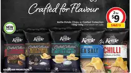 Coles Kettle Potato Chips or Crafted Collection offer