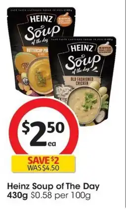 Coles Heinz Soup of The Day offer