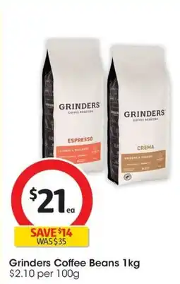 Coles Grinders Coffee Beans offer