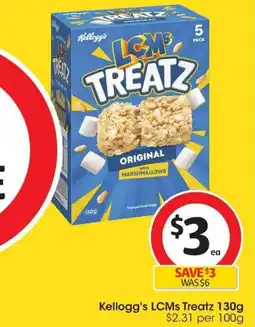 Coles Kellogg's LCMs Treatz offer