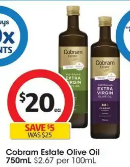 Coles Cobram Estate Olive Oil offer