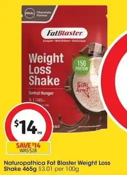 Coles Naturopathica Fat Blaster Weight Loss Shake offer