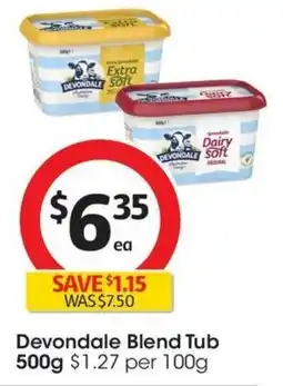 Coles Devondale Blend Tub offer