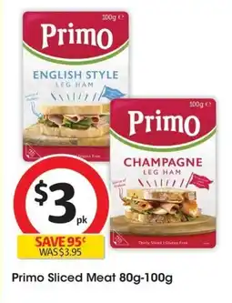 Coles Primo Sliced Meat offer