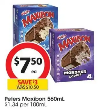 Coles Peters Maxibon offer